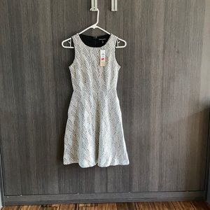 Banana Republic Geometric print fit & flare dress